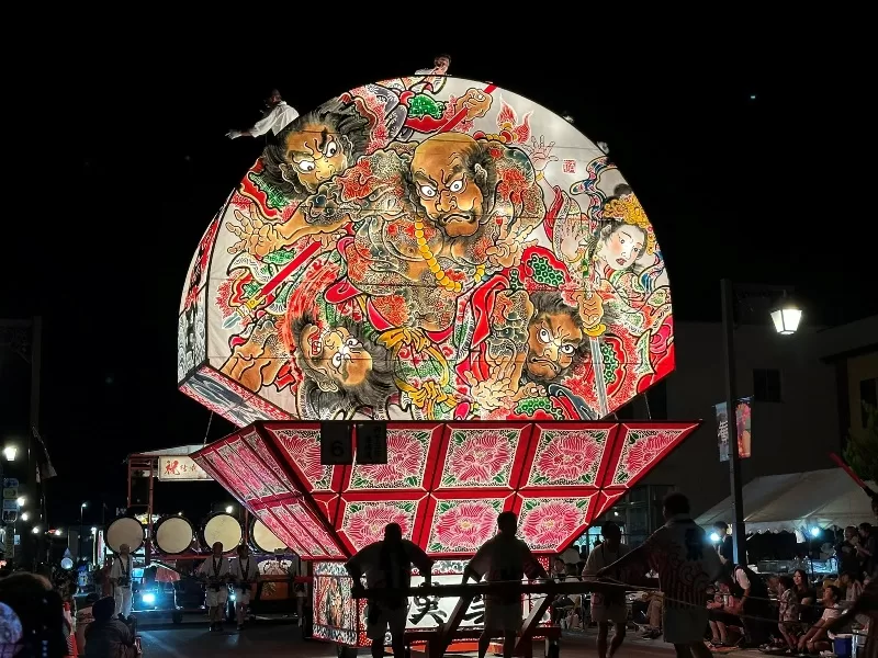 hirakawa10-jpeg Hirakawa-青森睡魔祭之一 平川(弘前)扇形睡魔 熱鬧夜慶典 小鎮狂歡日