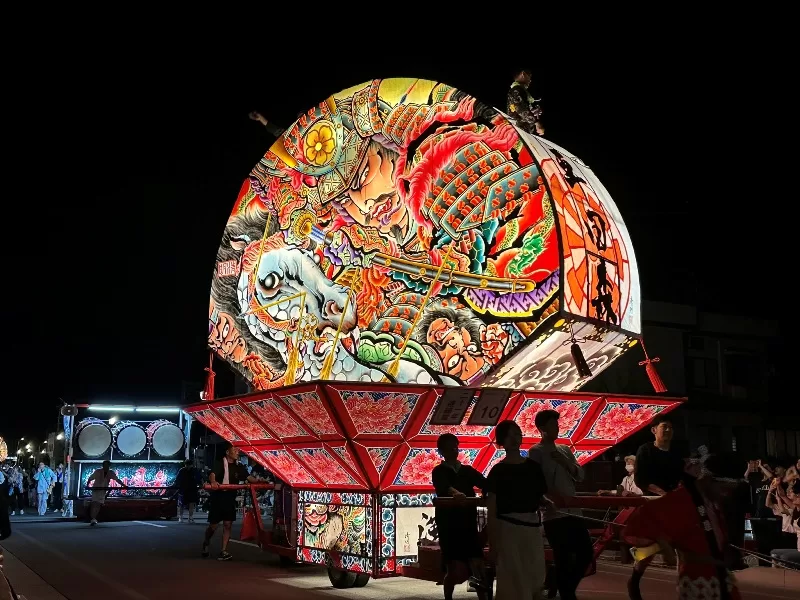 hirakawa15-jpeg Hirakawa-青森睡魔祭之一 平川(弘前)扇形睡魔 熱鬧夜慶典 小鎮狂歡日