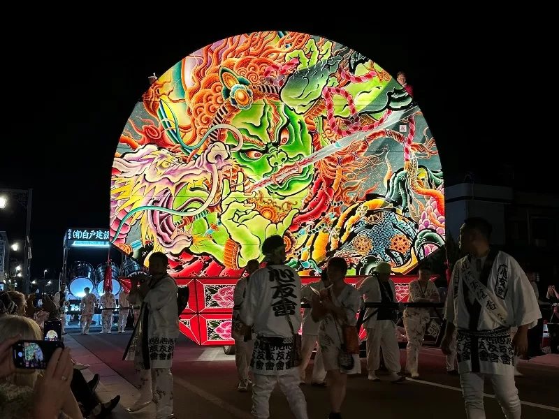 hirakawa16-jpeg Hirakawa-青森睡魔祭之一 平川(弘前)扇形睡魔 熱鬧夜慶典 小鎮狂歡日