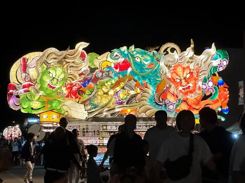 hirakawa18-jpeg Hirakawa-青森睡魔祭之一 平川(弘前)扇形睡魔 熱鬧夜慶典 小鎮狂歡日