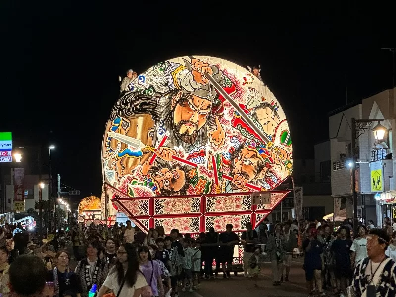 hirakawa21-jpeg Hirakawa-青森睡魔祭之一 平川(弘前)扇形睡魔 熱鬧夜慶典 小鎮狂歡日