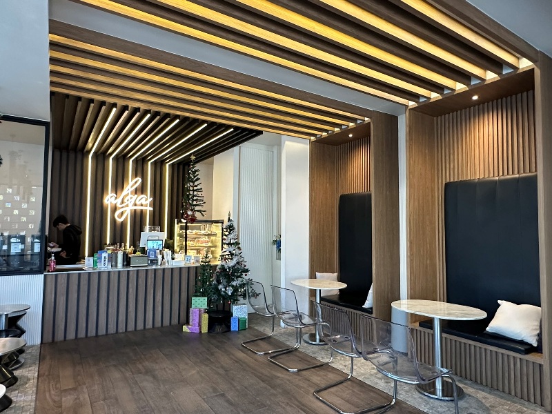 alga3 Chiang Mai-Alga Cafe純白簡約 清爽的一杯咖啡