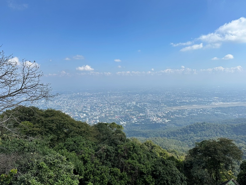 atwodragons21 Chiang Mai-清邁名勝雙龍寺 金色佛塔開闊城景