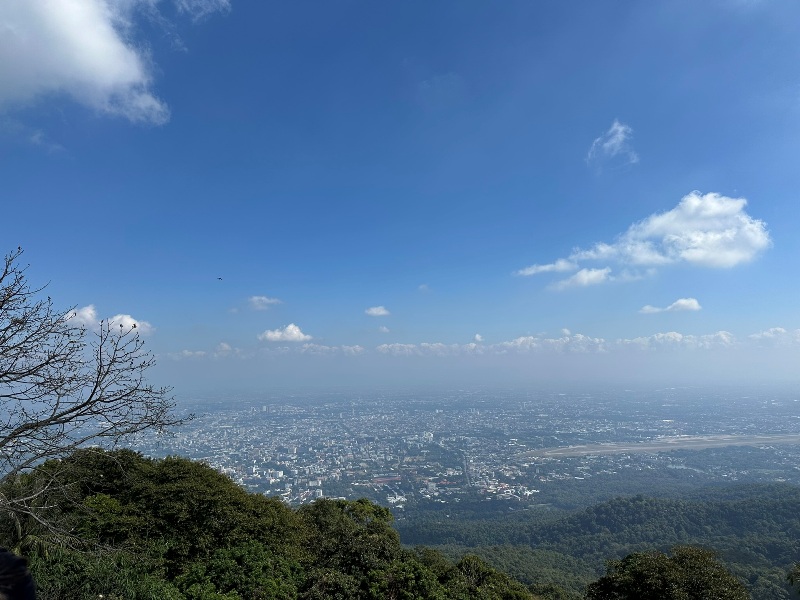 atwodragons22 Chiang Mai-清邁名勝雙龍寺 金色佛塔開闊城景