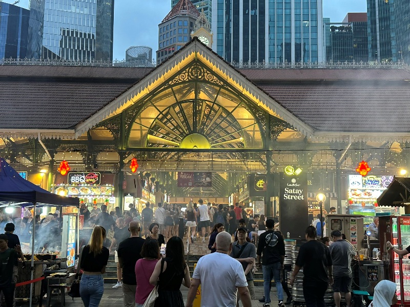 laupasat10501 Singapore-Lau Pa Sat老巴剎 最國際化的美食中心