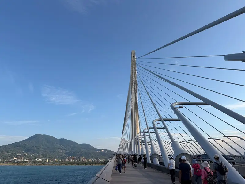 danchiang15 淡水-淡水河口迎落日 淡江大橋 優雅的設計高超的工藝