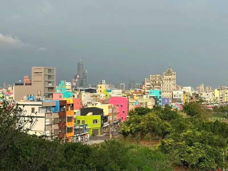 cijin0105 旗津-旗後砲台旗津燈塔 高雄天際線海岸線與絕美落日