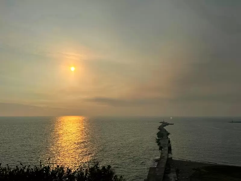 cijin0109 旗津-旗後砲台旗津燈塔 高雄天際線海岸線與絕美落日