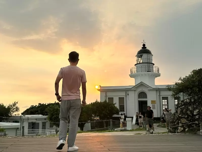 cijin0114 旗津-旗後砲台旗津燈塔 高雄天際線海岸線與絕美落日