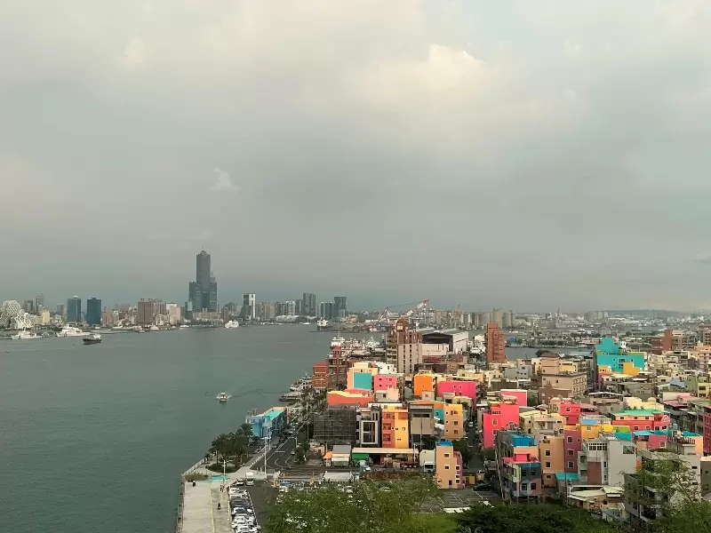 cijin0115 旗津-旗後砲台旗津燈塔 高雄天際線海岸線與絕美落日