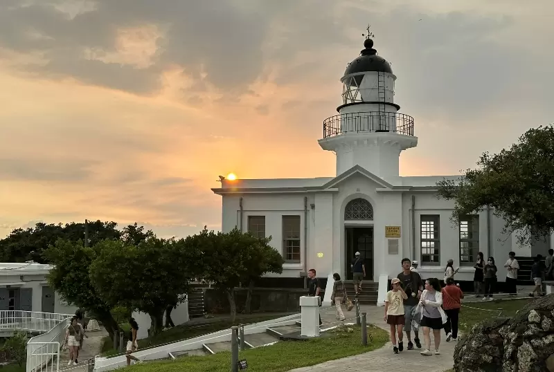 cijin0116 旗津-旗後砲台旗津燈塔 高雄天際線海岸線與絕美落日