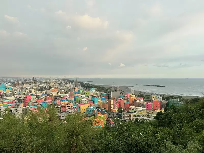 cijin0117 旗津-旗後砲台旗津燈塔 高雄天際線海岸線與絕美落日