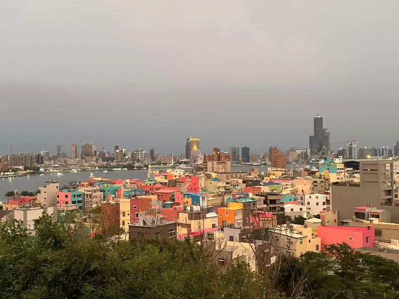 cijin0119 旗津-旗後砲台旗津燈塔 高雄天際線海岸線與絕美落日