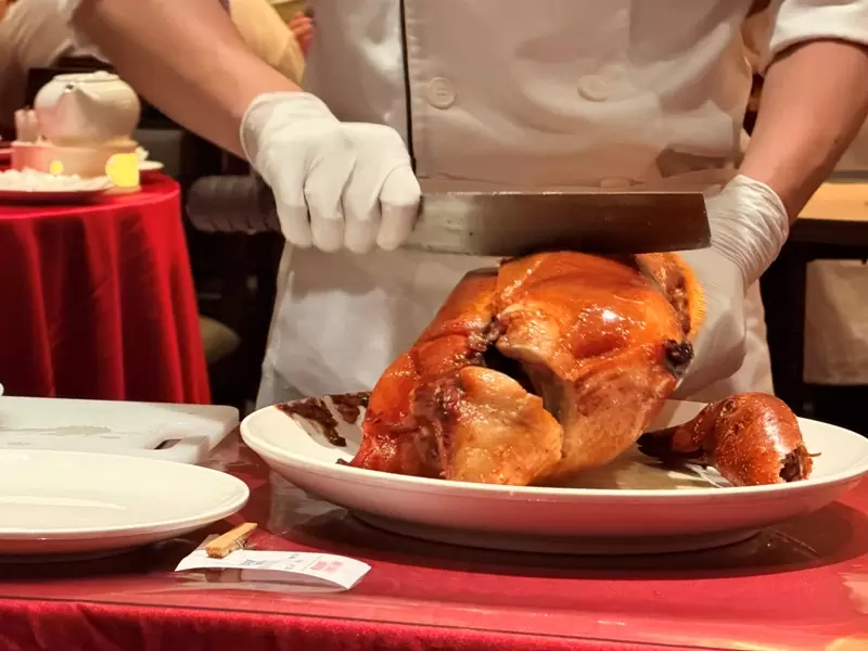 silkduckss07 宜蘭-蘭城晶英紅樓 環境喜氣 櫻桃鴨吃好吃滿