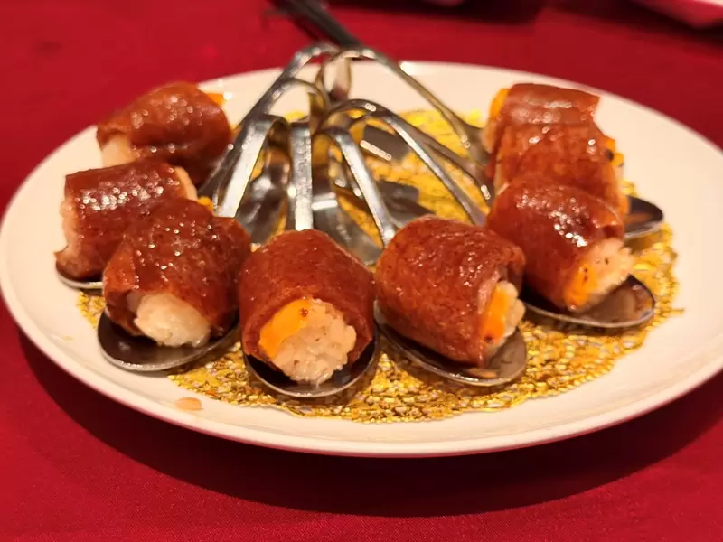 silkduckss10 宜蘭-蘭城晶英紅樓 環境喜氣 櫻桃鴨吃好吃滿