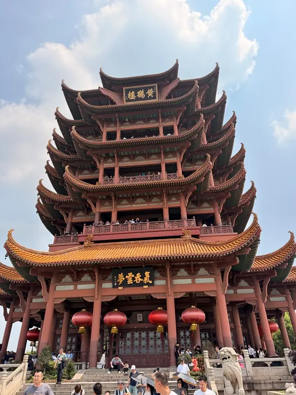 Yellow-Crane-Tower07 Wuhan-黃鶴樓的四月豔陽 想望李白的詩句