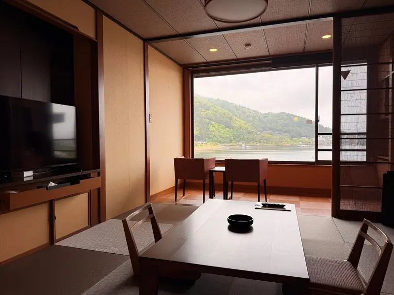 fujiginkei02 Kawaguchiko-河口湖富士吟景 一泊二食三浸的 神山不露臉的殘念