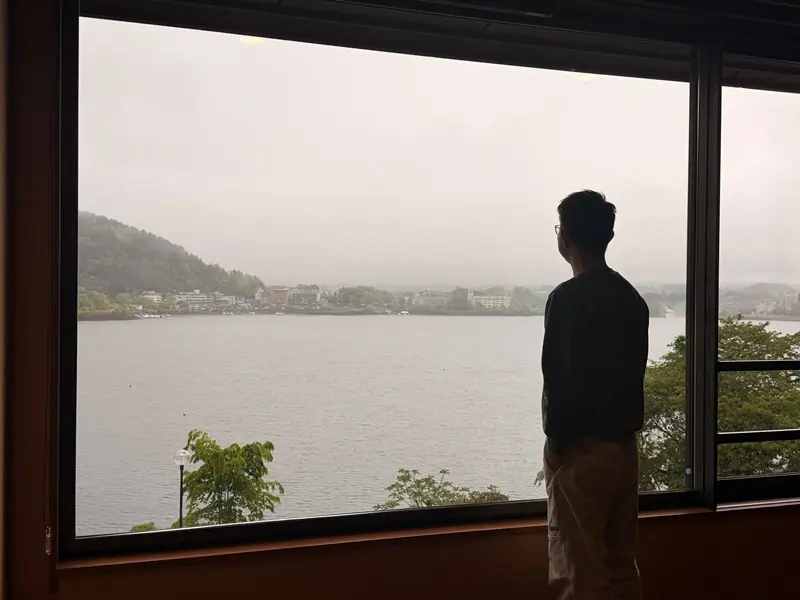 fujiginkei06 Kawaguchiko-河口湖富士吟景 一泊二食三浸的 神山不露臉的殘念