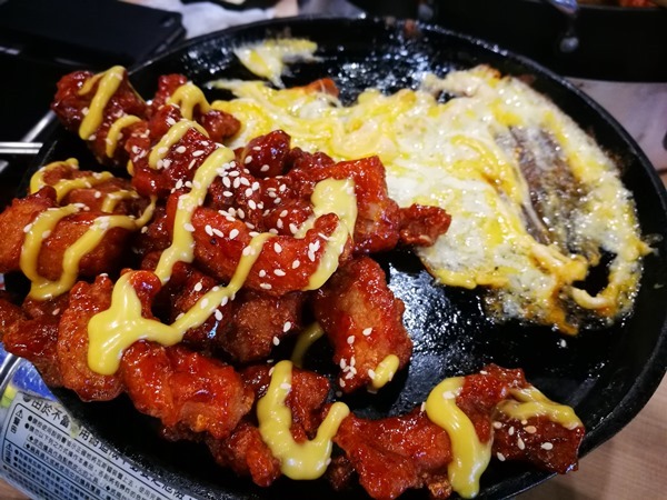 Omaya10 頭份-OMAYA春川炒雞 韓式醬料怎麼搭都好吃 果真大人氣